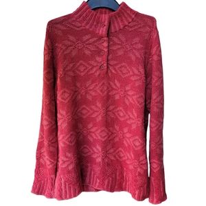 Woolrich Snowflake Pullover Sweater Size L